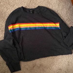 Forever 21 US Large cropped sweatshirt
